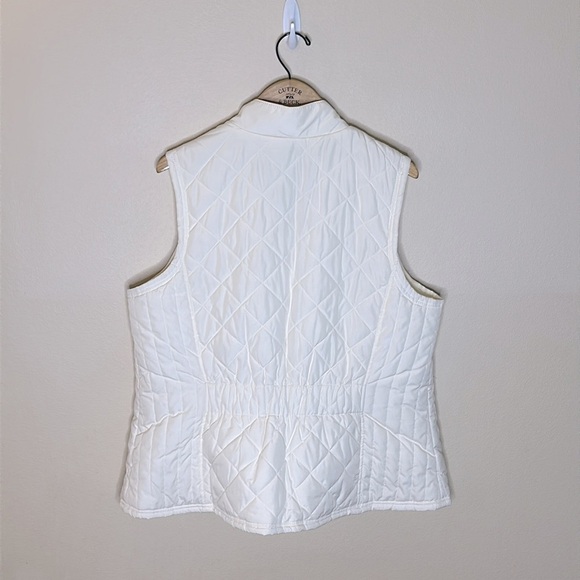 Relativity Outerwear Lightweight Vest White Womens Size 2X Full Zipper Closure - Picture 4 of 11